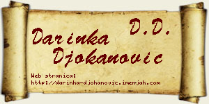 Darinka Đokanović vizit kartica